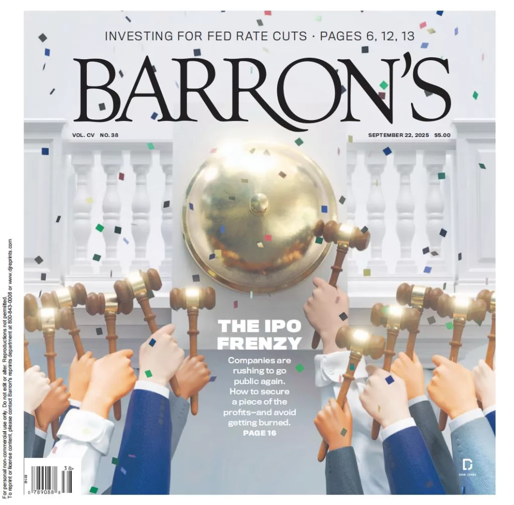 Barron’s Magazine-巴伦周刊2025.09.22期