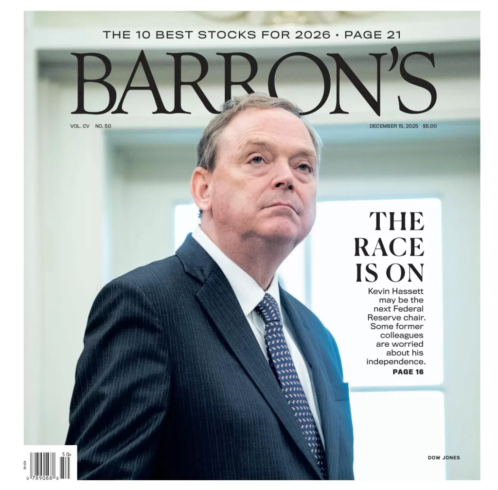 Barron’s Magazine-巴伦周刊2025.12.15期